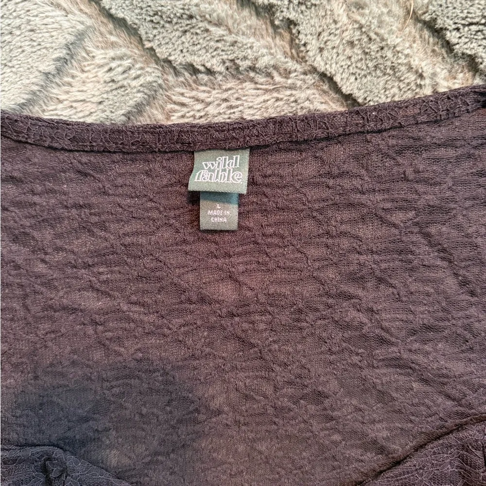 Wild Fable Going out top with sheer back - Image 5