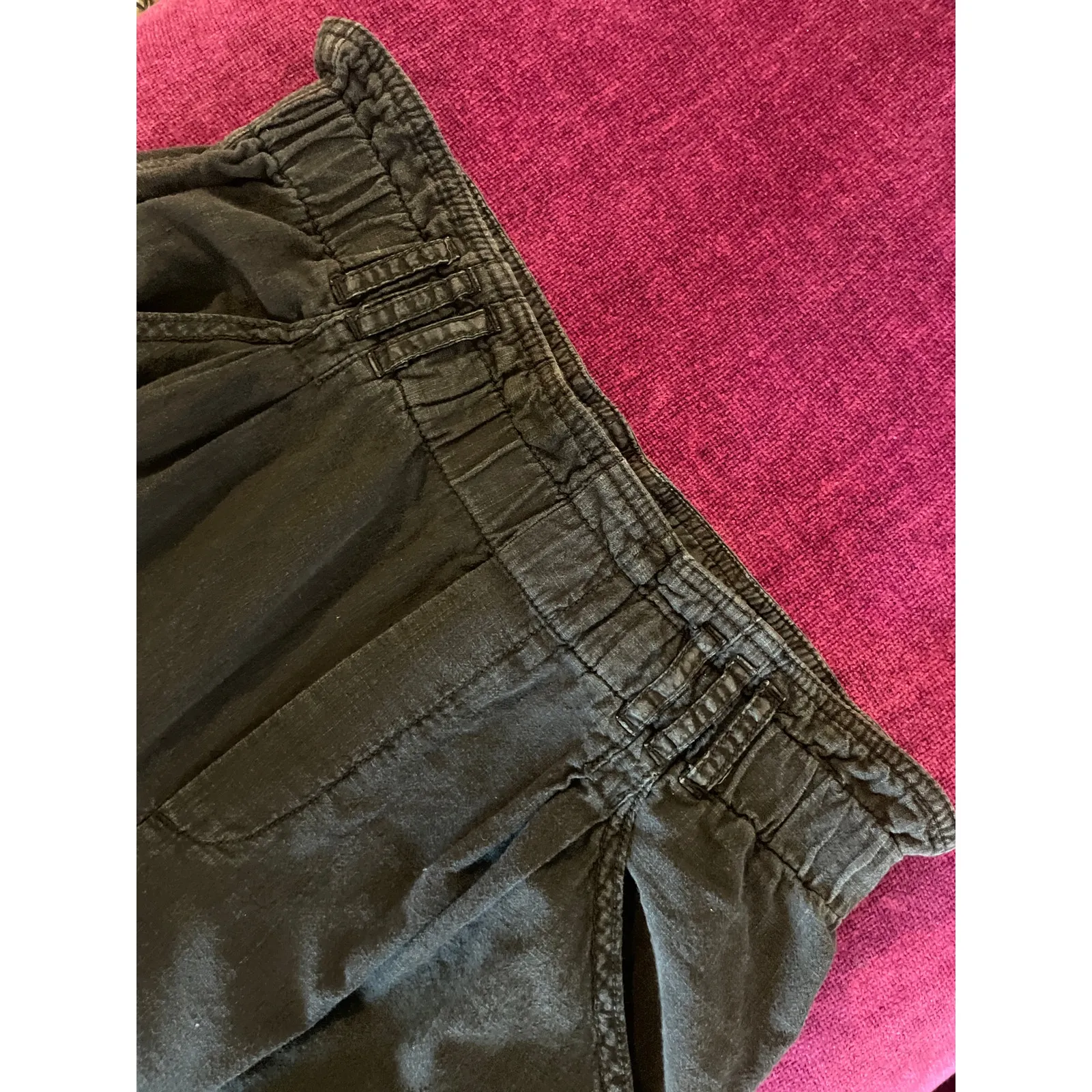 by ANTHROPOLOGIE Malin Utility Pant MINIMALIST CASUAL Size Small S Vintage Black - Image 3