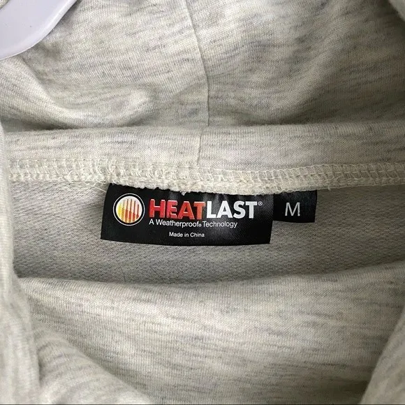 Oregon Coastal Hoodie Sweatshirt Pacific City, OR Oatmeal with Pockets Sz Medium - Image 5