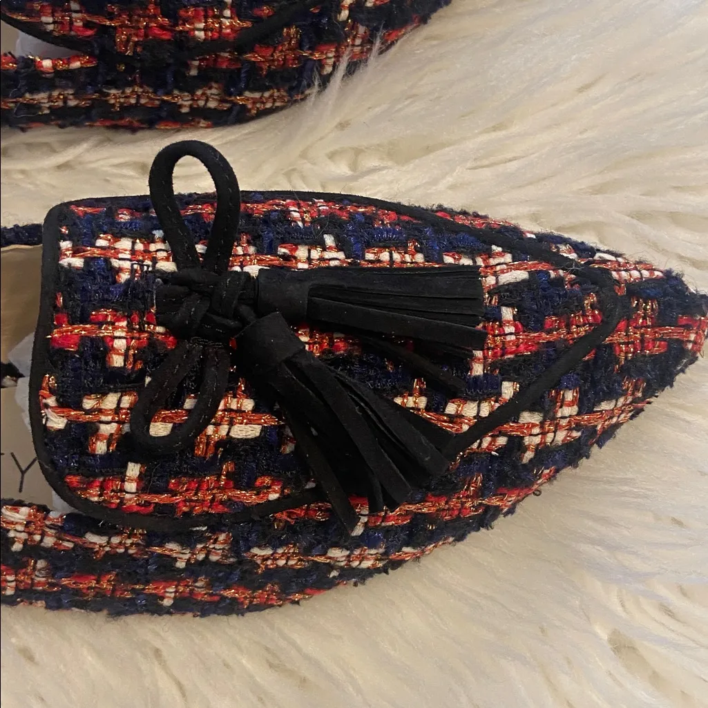 SOLE Society Women's Tweed Loafers - Image 2