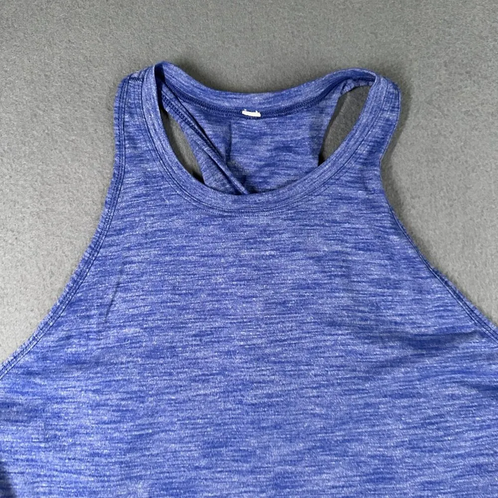 Lululemon Tank Top Womens 8* Blue &go Everywhere Tank Top Twist Back Sleeveless - Image 3