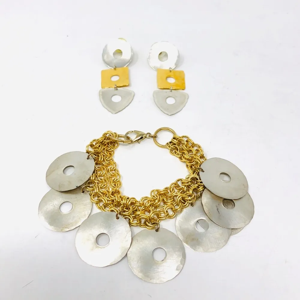 ROZ BALKIN modernist sterling set, circa 1980s - Image 5