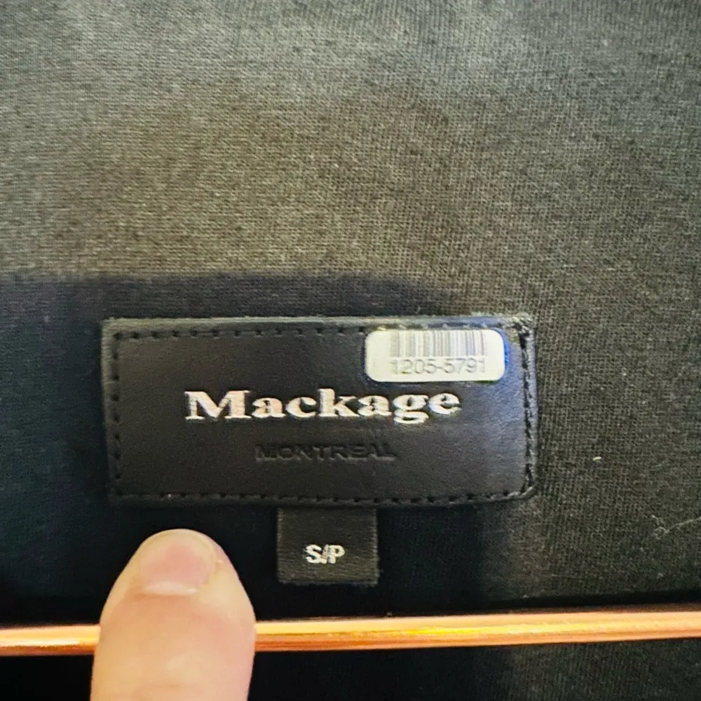 MACKAGE Women's Sandy Genuine Lilac Lamb Leather Moto Jacket Size Small - Image 4