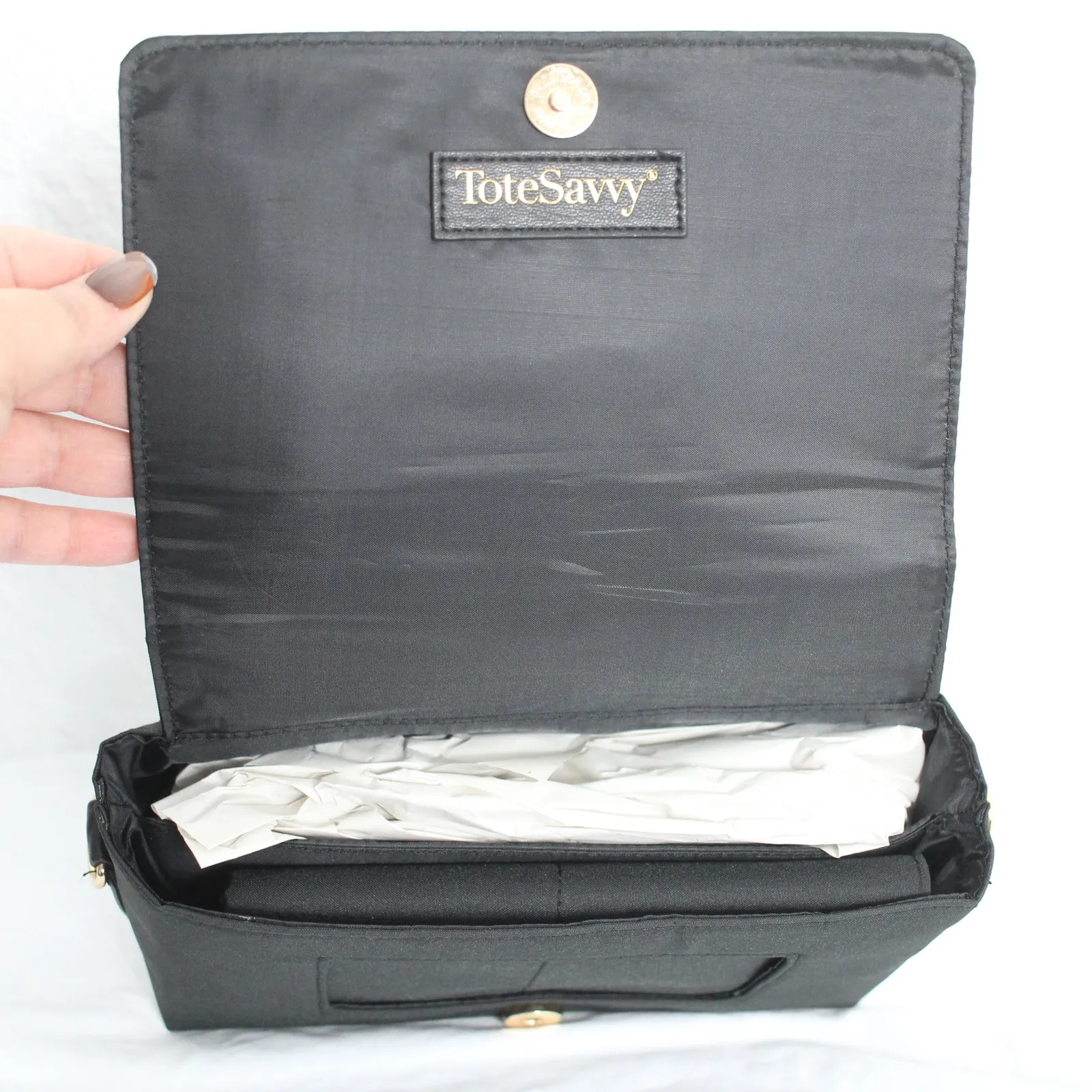 ToteSavvy Change Kit Crossbody Bag in Black NWT - Image 3