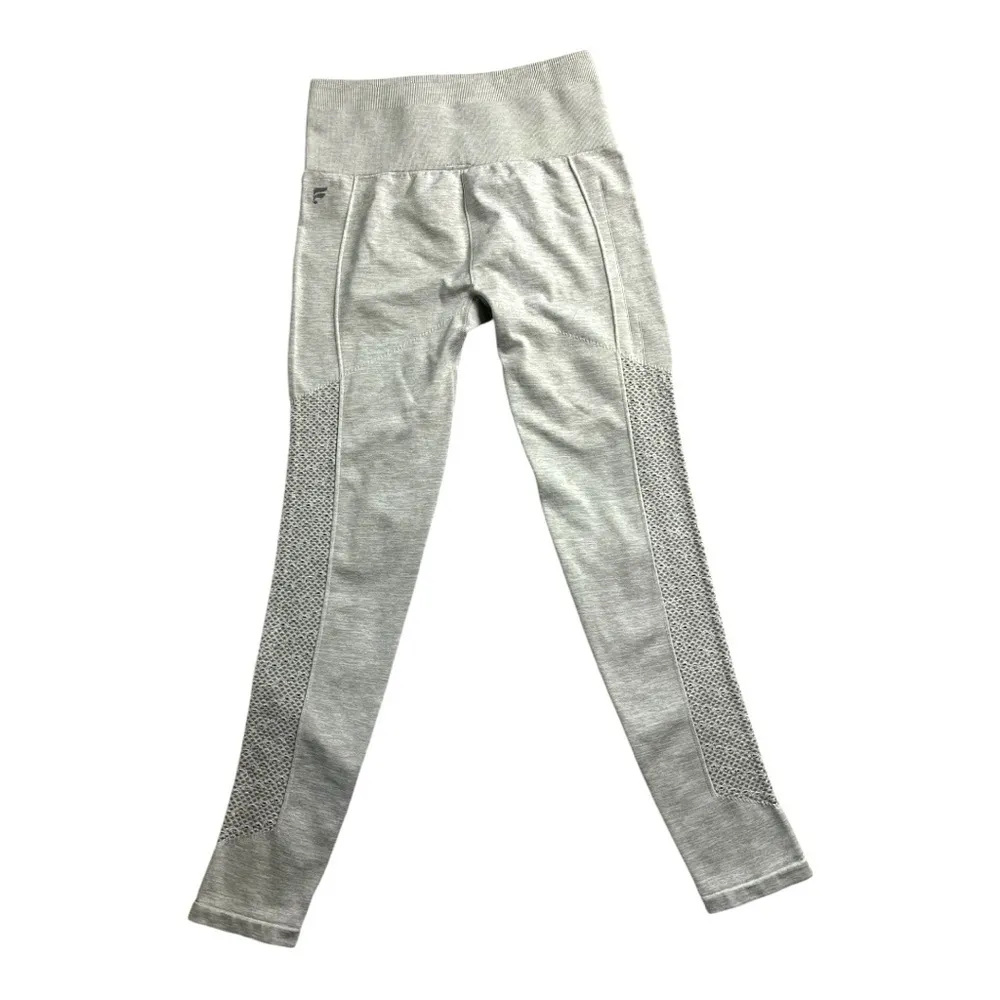 Fabletics‎ Compression Ankle Leggings Women’s XSmall Grey Breathable Mesh NWOT - Image 2