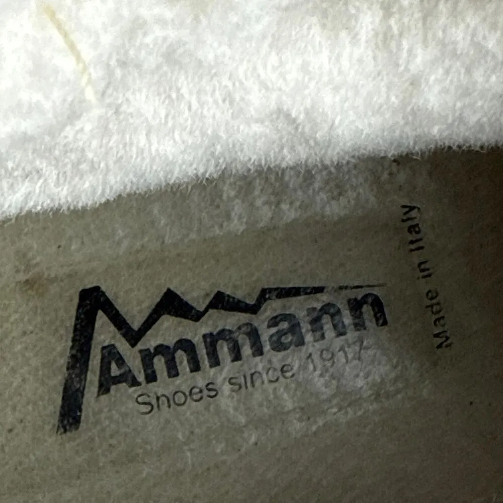 Ammann Valbella III Women's Black Glitter Leather Lace Up Ankle Snow Boots US 9 - Image 9