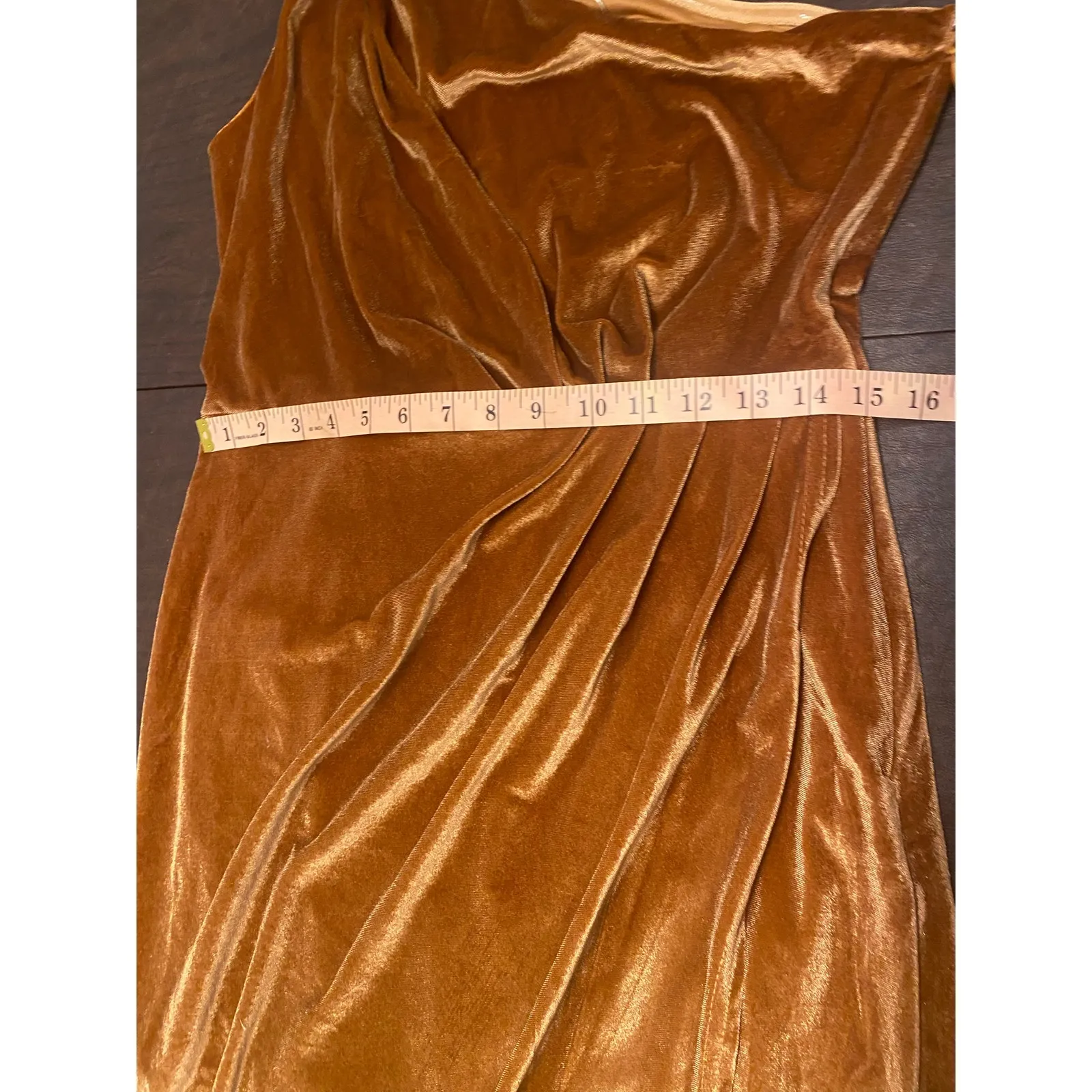 Baltic Born Kourtney Velvet Holiday‎ Party Dress Midi Spice Size Large - Image 12