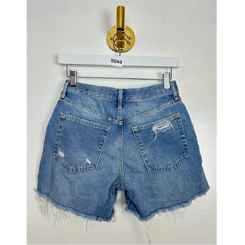 FREE PEOPLE x We The Free Maggie Mid Rise Short in Wash Kiss Me Size US 25 - Image 7