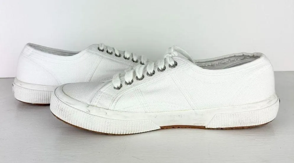 Superga 2750 Cotu Classic Canvas Sneaker White Women's Size 10 - Image 3