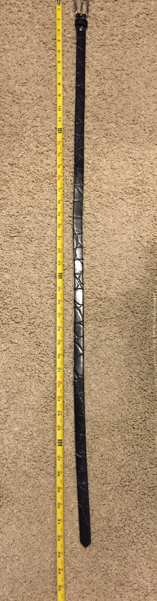 Vintage Black And Silver Belt - Image 4