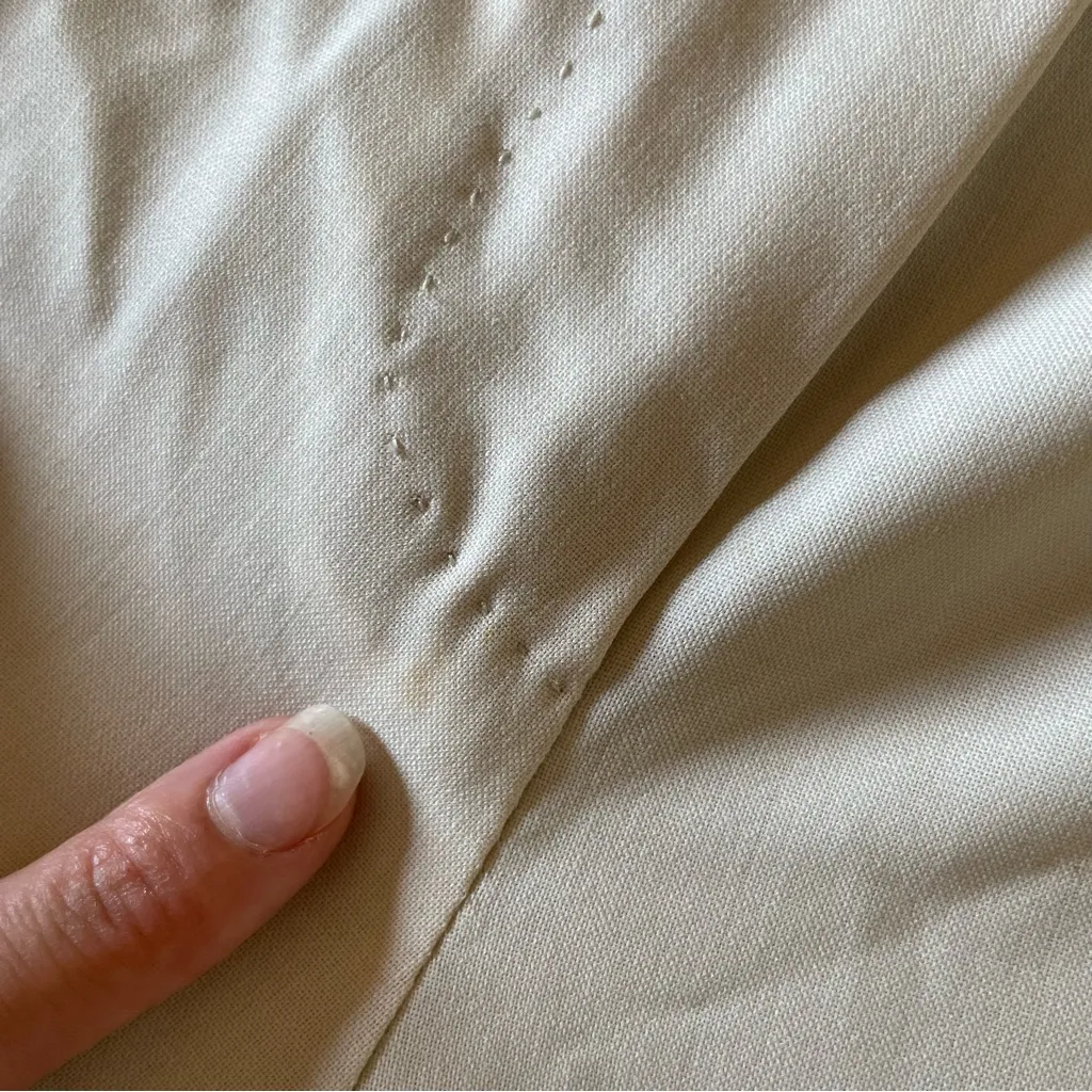 Max Mara Cream Crepe Quiet Luxury High Waisted Pleated Wide Leg Trouser Size 12 - Image 9