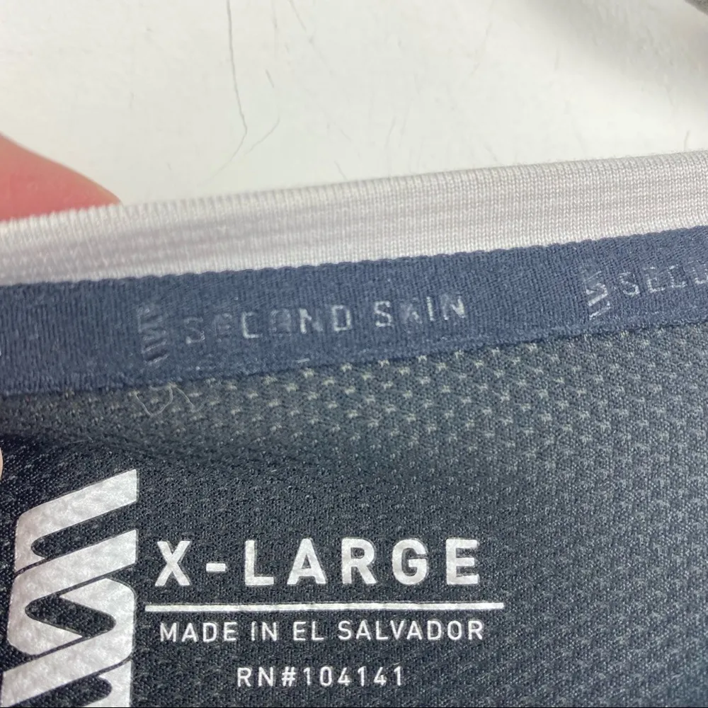 SECOND SKIN Gray Base‎ Layer Short Sleeve T - Image 5