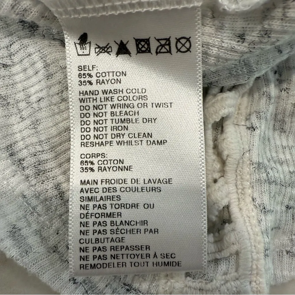 Akemi + Kin Anthropologie Lace Up Back Swing Tank Top Women’s XS Heather Gray - Image 7