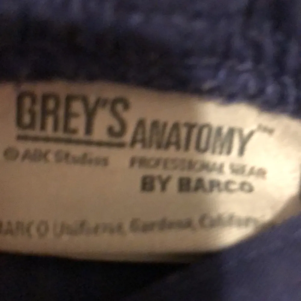 Greys Anatomy By Barco Size Medium Scrub Pants Navy Blue Color - Image 2