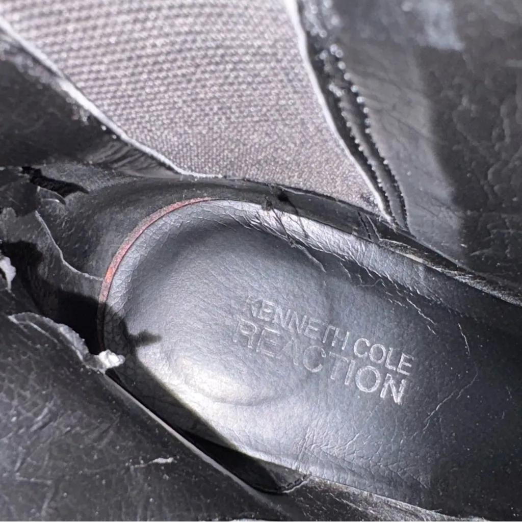 Kenneth Cole Reaction Gray Suede Ankle Wedge Boots Size 7.5 - Image 10