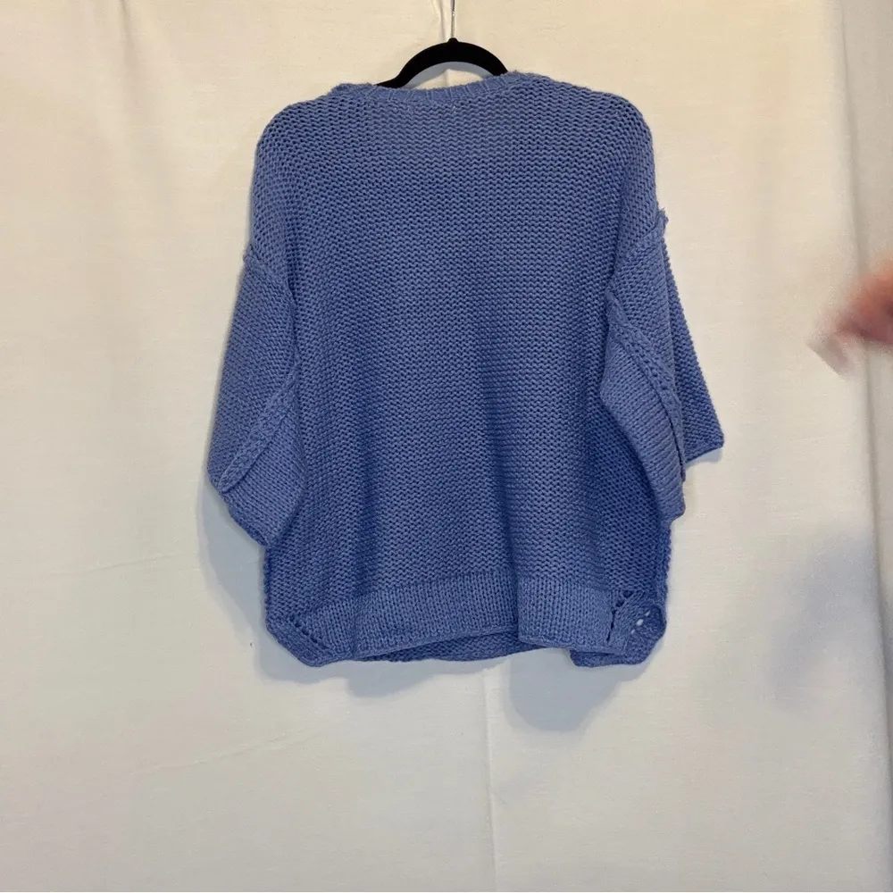 Easel Women's Blue Sweater S/M - Image 2