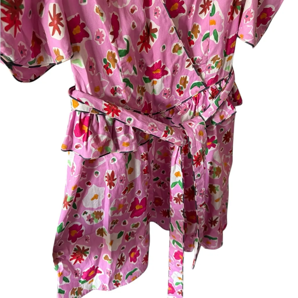 Celia B Amethyst Pink Floral Mini Dress Size XS - Image 6