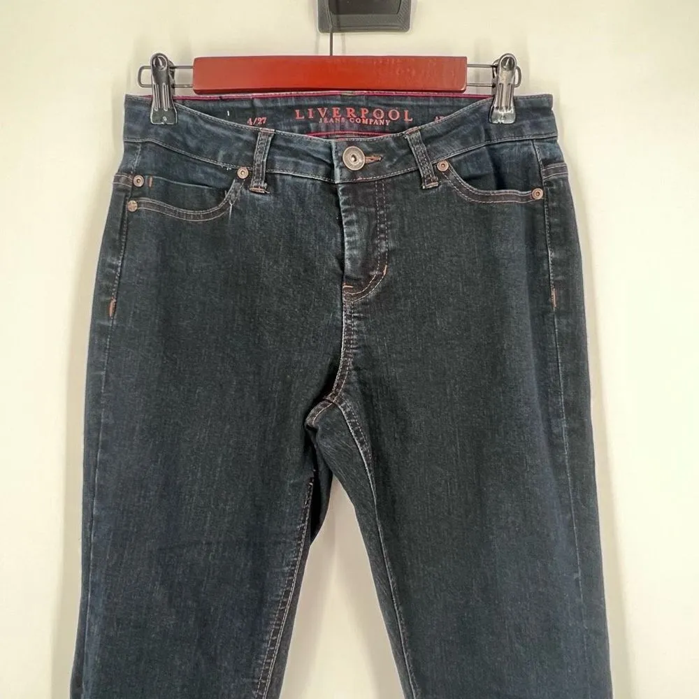 Liverpool Women's Mid Rise Abby Skinny Jeans Silky Soft Denim in Freeman Sz 4/27 - Image 6