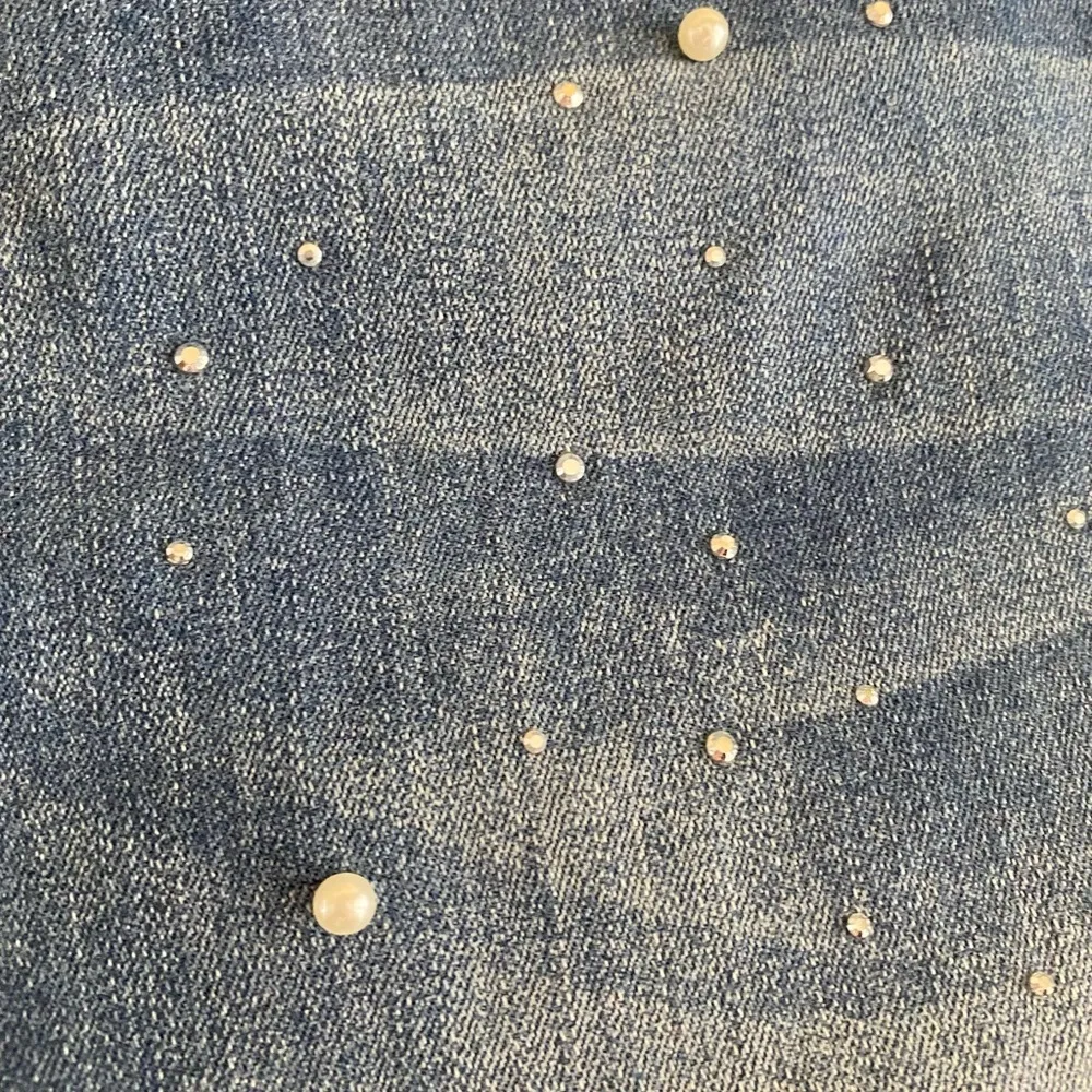 Seven 7 Blue Jeans 34x29 Pearls High Rise Skinny Tag Size 16 - Image 2