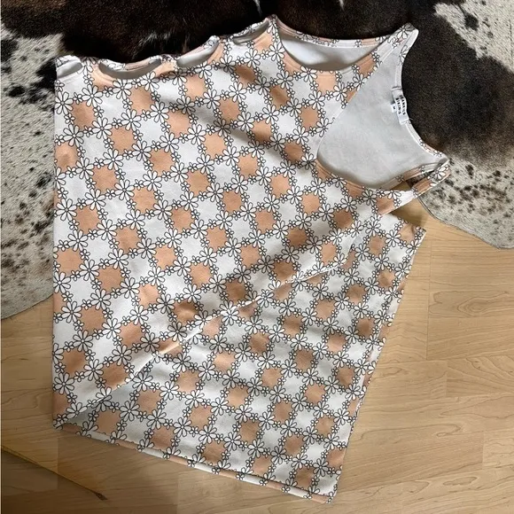 FRNKIES BIKINIS Floral Sterling Terry Midi‎ Side Cutout Dress Size Medium - Image 4