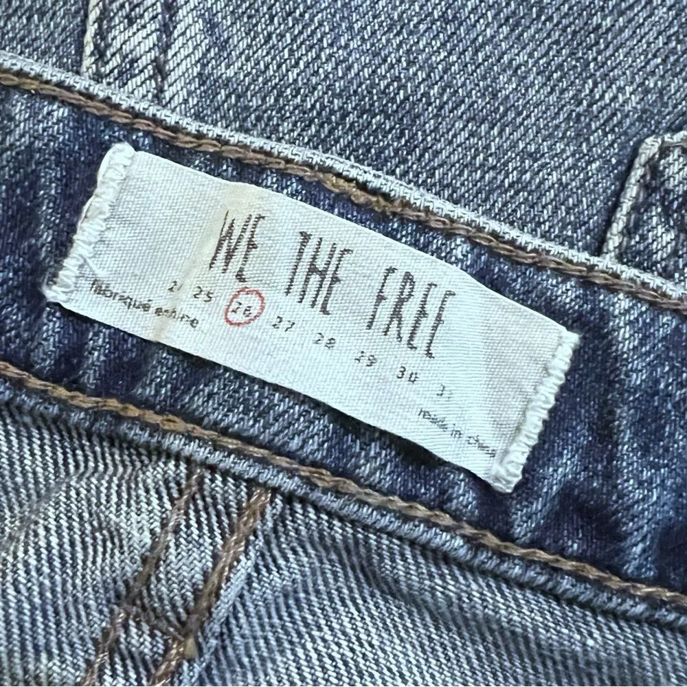 Free People We The Free Zip It Up Raw Hem Skirt Size 26 - Image 6