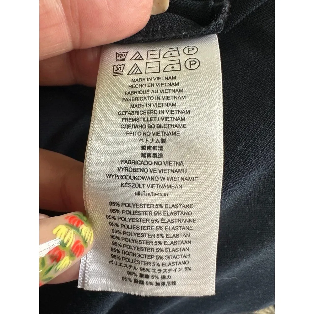 Michael Kors Sophisticated Minimalist Cap-Sleeve Flirty Front Slit Maxi Dress S - Image 7