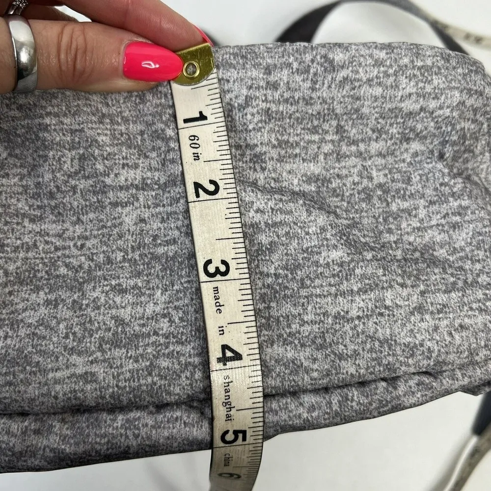 Adidas Linear Mini Backpack Small Travel Bag Purse Space Gray School Front Logo - Image 16