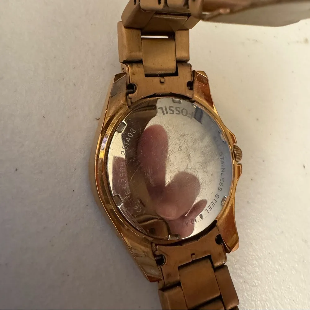 Fossil Rose Gold Watch - Image 4