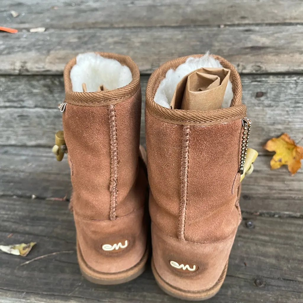 Emu winter suede brown boots Size 5 - Image 3