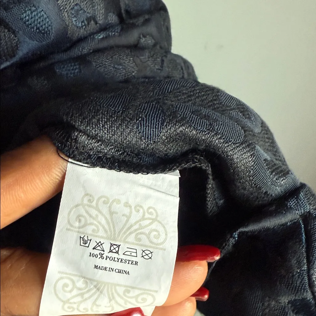 Never Fully Dressed Navy Leopard Jacquard Mini Dress 4 Blue - Image 10