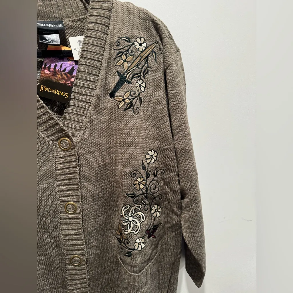 The Lord Of The Rings Floral Icons Cardigan ( size Medium) - Image 8