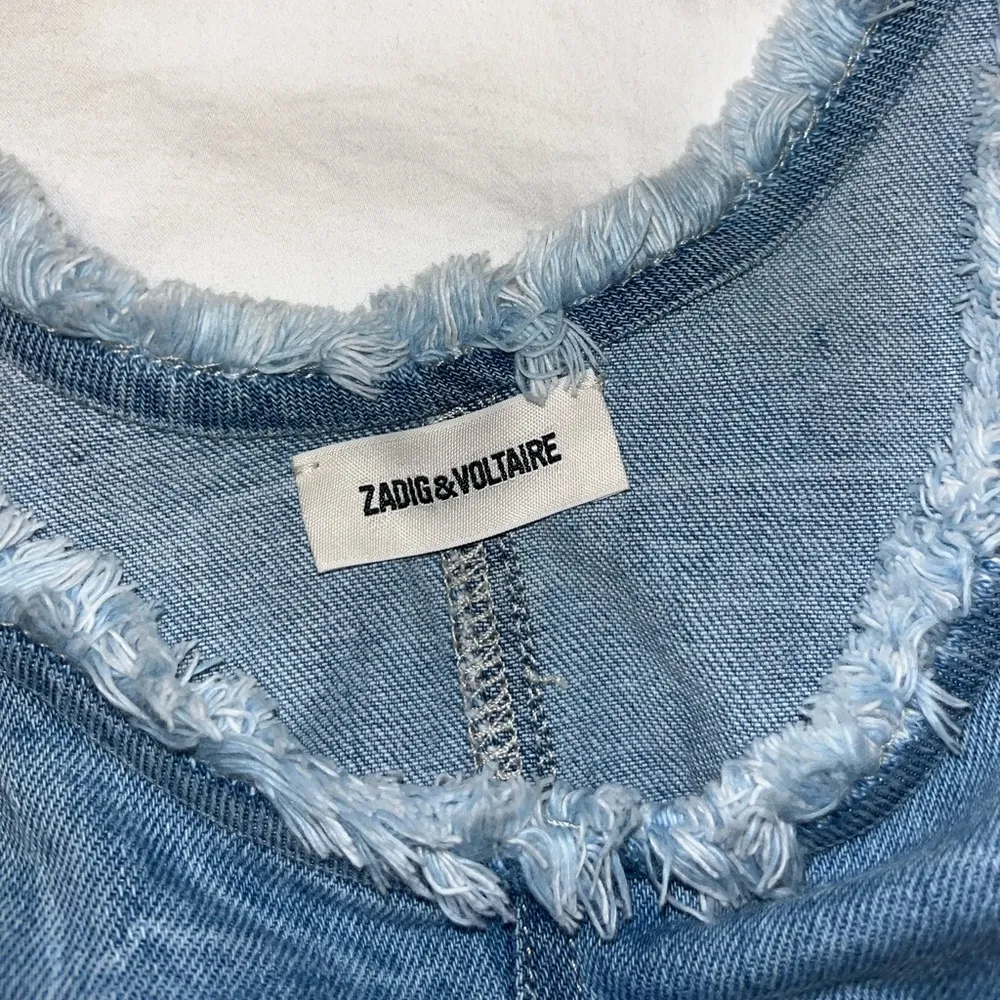 Zadig & Voltaire Denim Mini Dress - Image 4