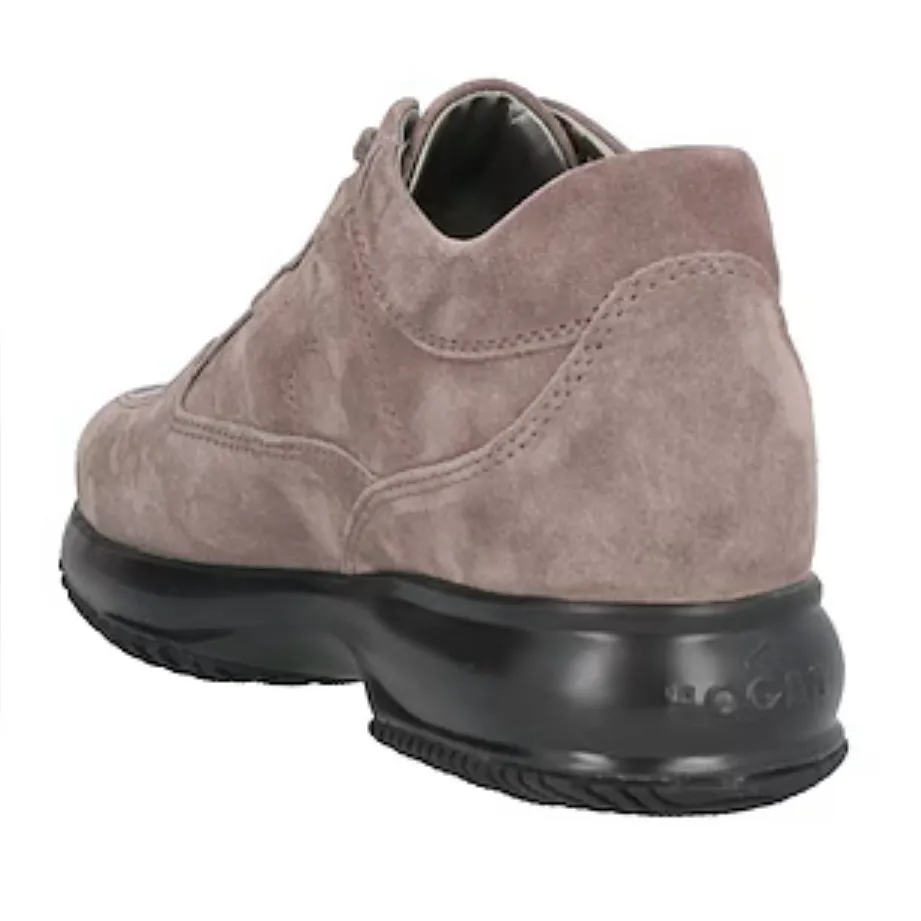 Hogan Women’s Light Solid Grey Low Top Interactive LaceUp Trainer Sneakers Gray Size 9 - Image 13