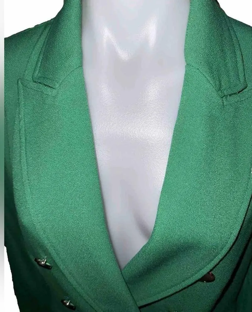 Rachel Zoe, Kelly Green, Women’s Double Breasted Fully Lined Blazer, Size Small - Image 3