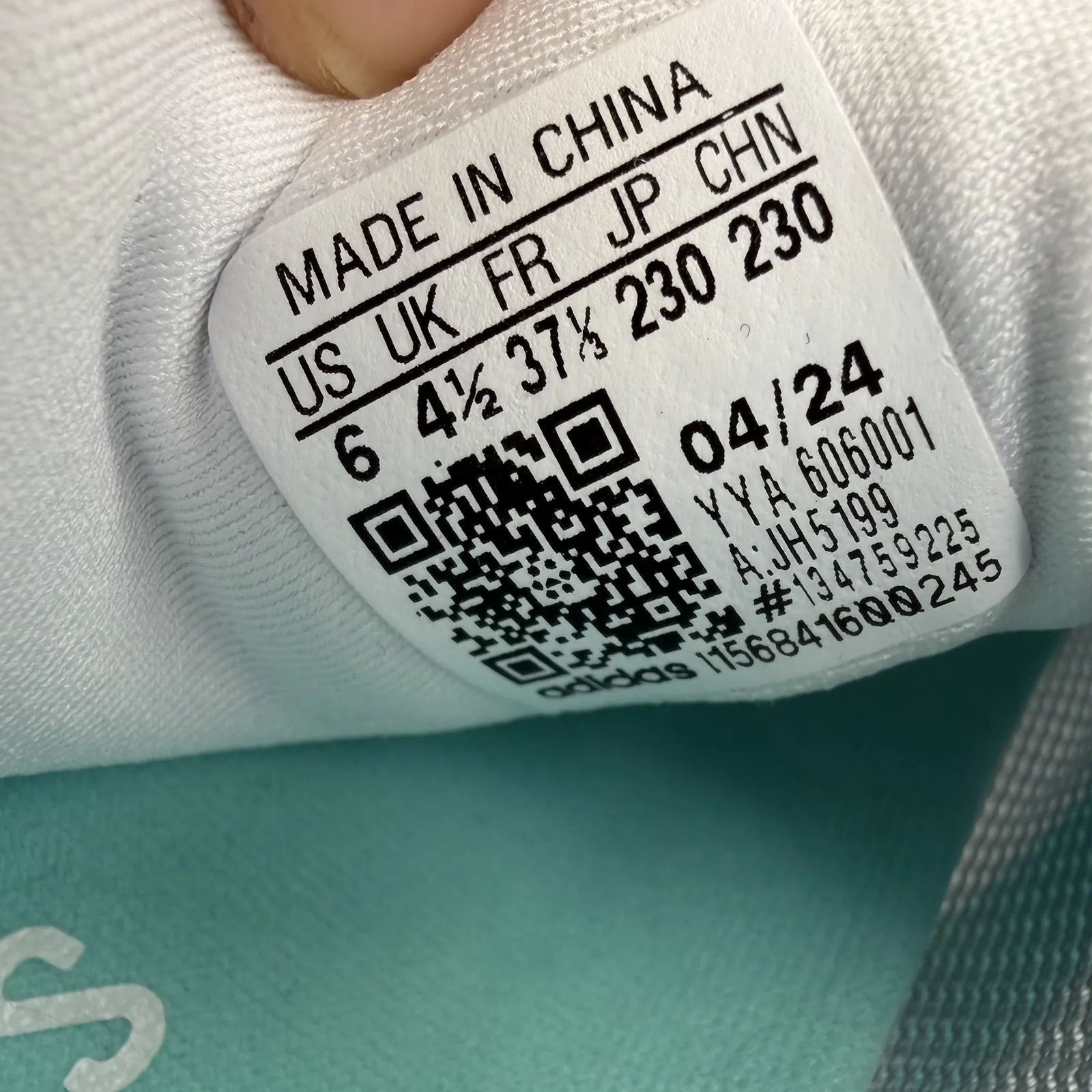 Adidas Women's Sz 6 Supernova Rise Shoes White Linen Green Metallic New - Image 9