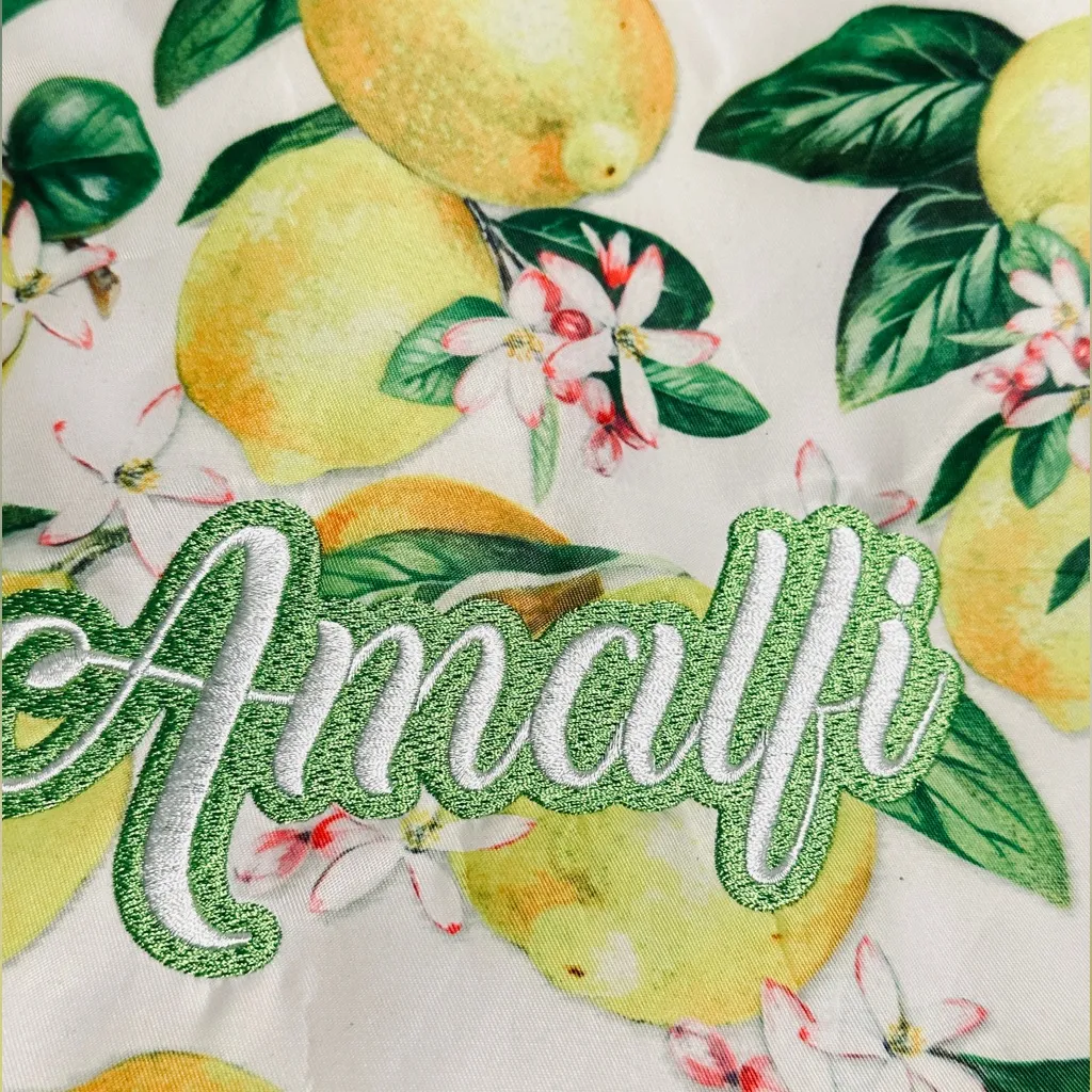 🇮🇹 Amalfi Waterproof Polyester Borsa Mare/Beach Tote Bag Yellow - Image 5