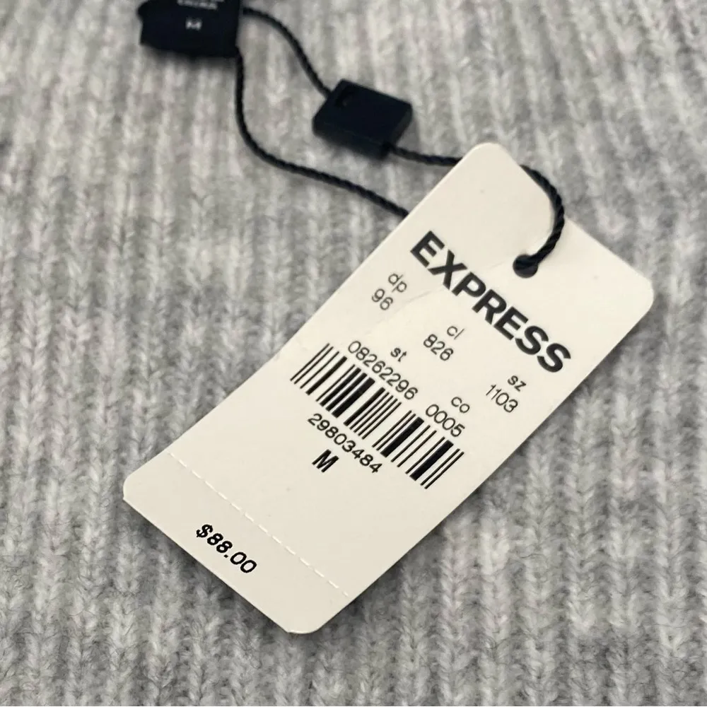 Gray Turtleneck Sweater with Chunky Knit - Image 5