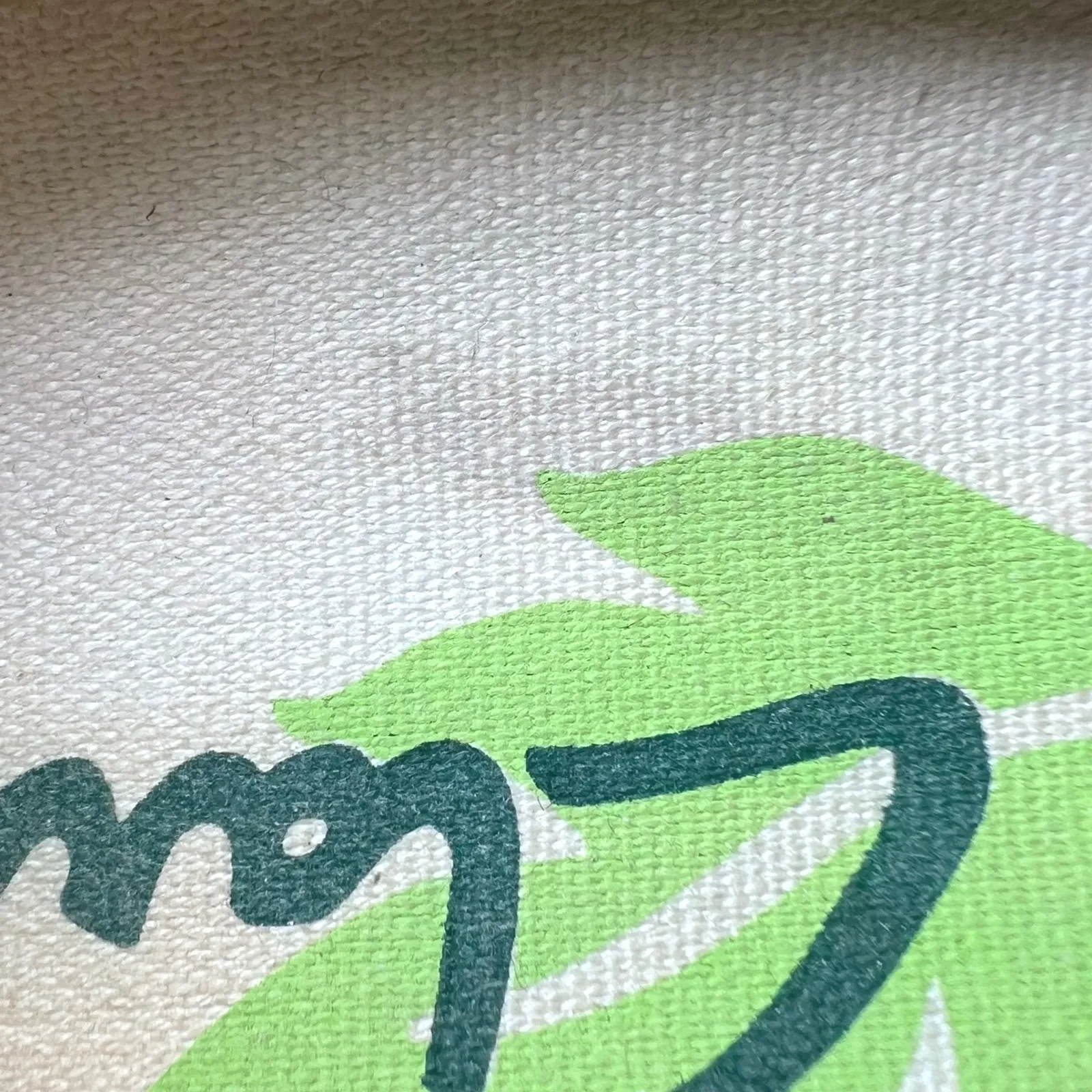 Clarks Canvas Mule Clogs Womens 9M Off White Casual Comfort Slip On Shoes - Image 10