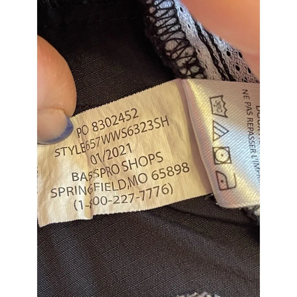 World‎ Wide Sportsman Women's Shorts 5" Inseam 22w Plus Angler Fishing Black - Image 8