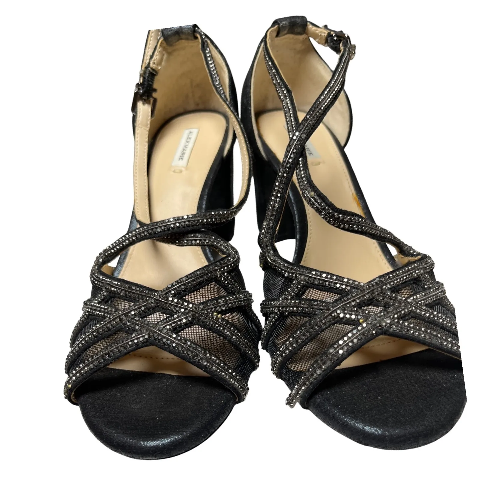 Marie Alexander Sparkle Heels Coquette Party Shoes Glitter Balletcore‎ Glam - Image 9