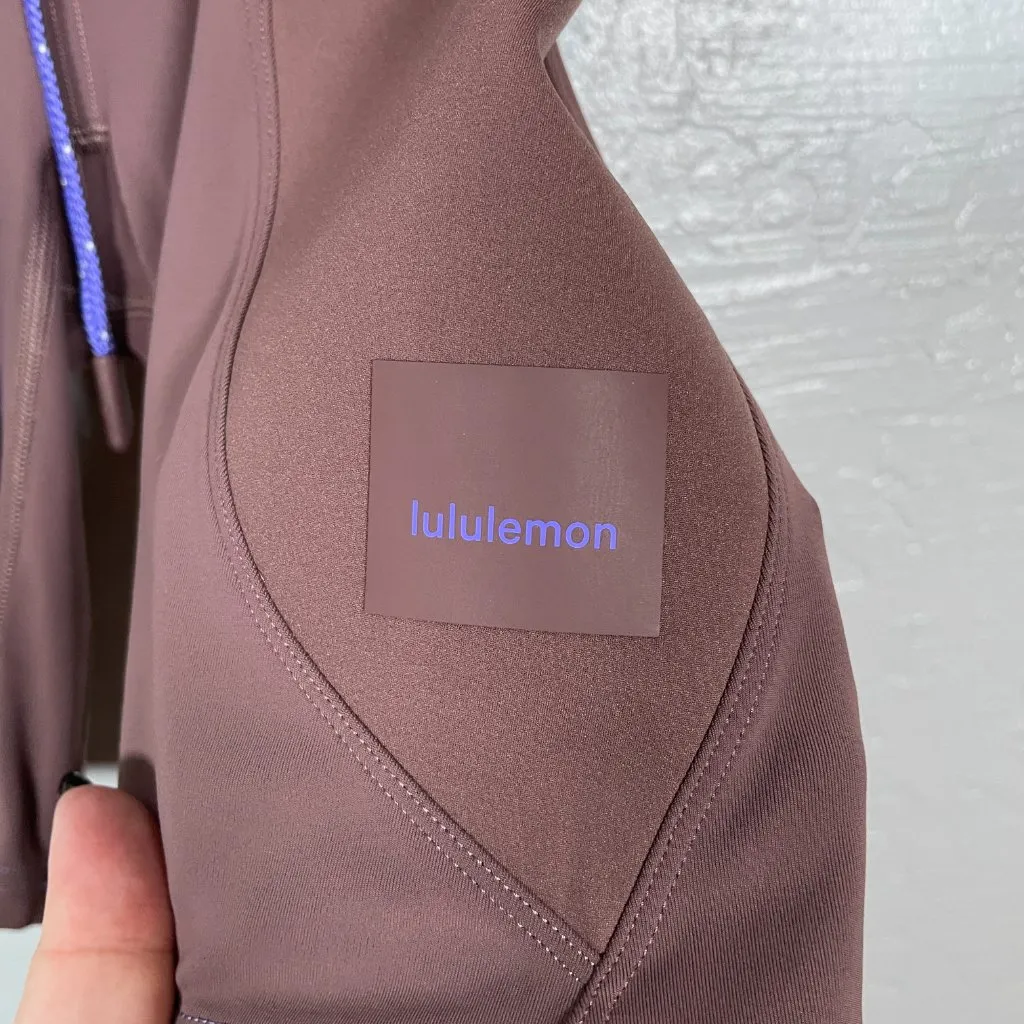 Lululemon Women 4 Dark Oxide Purple Cargo Super-High-Rise Hiking Short 8" Gorp - Image 4