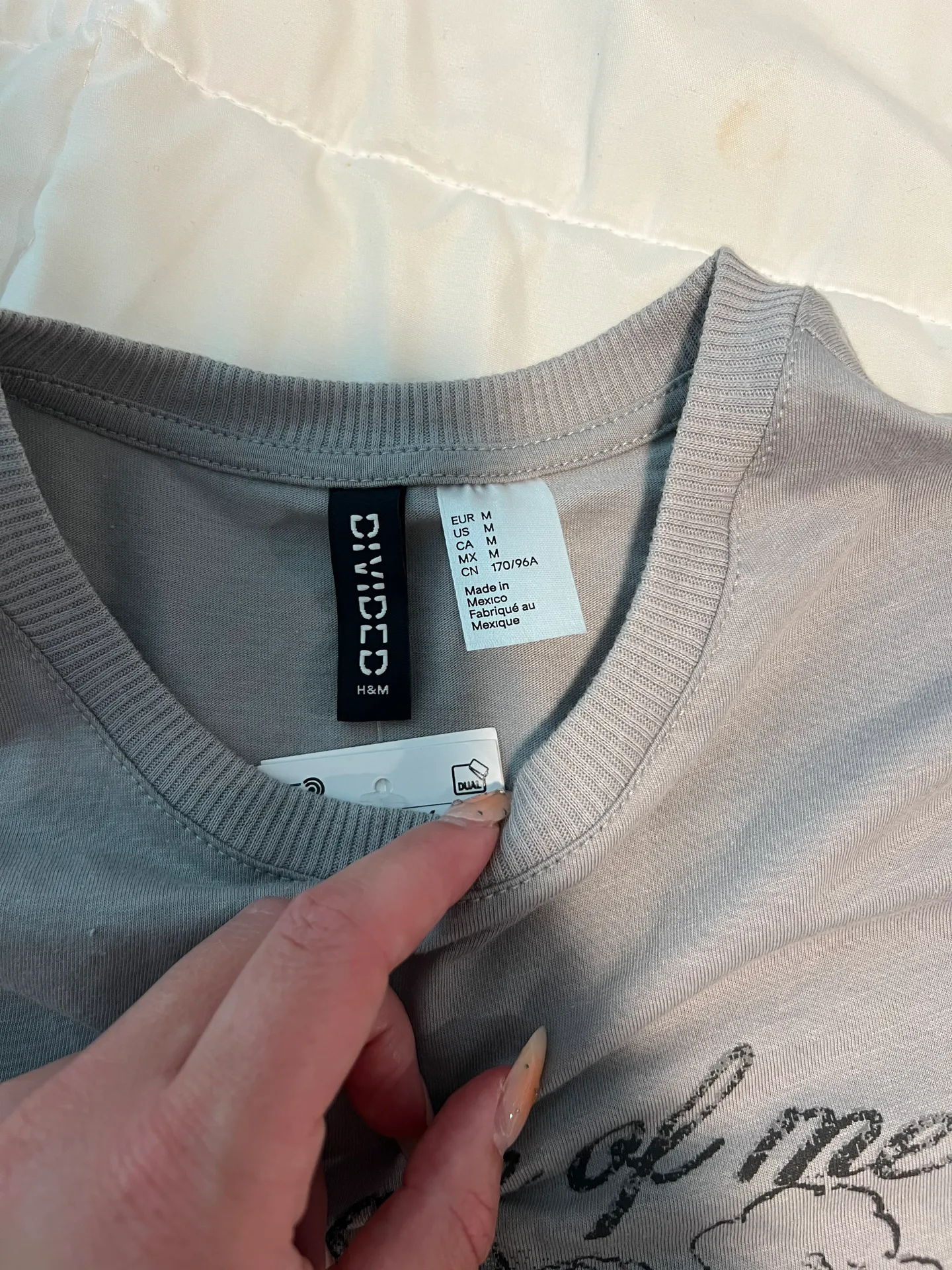 gray baby tee - Image 3