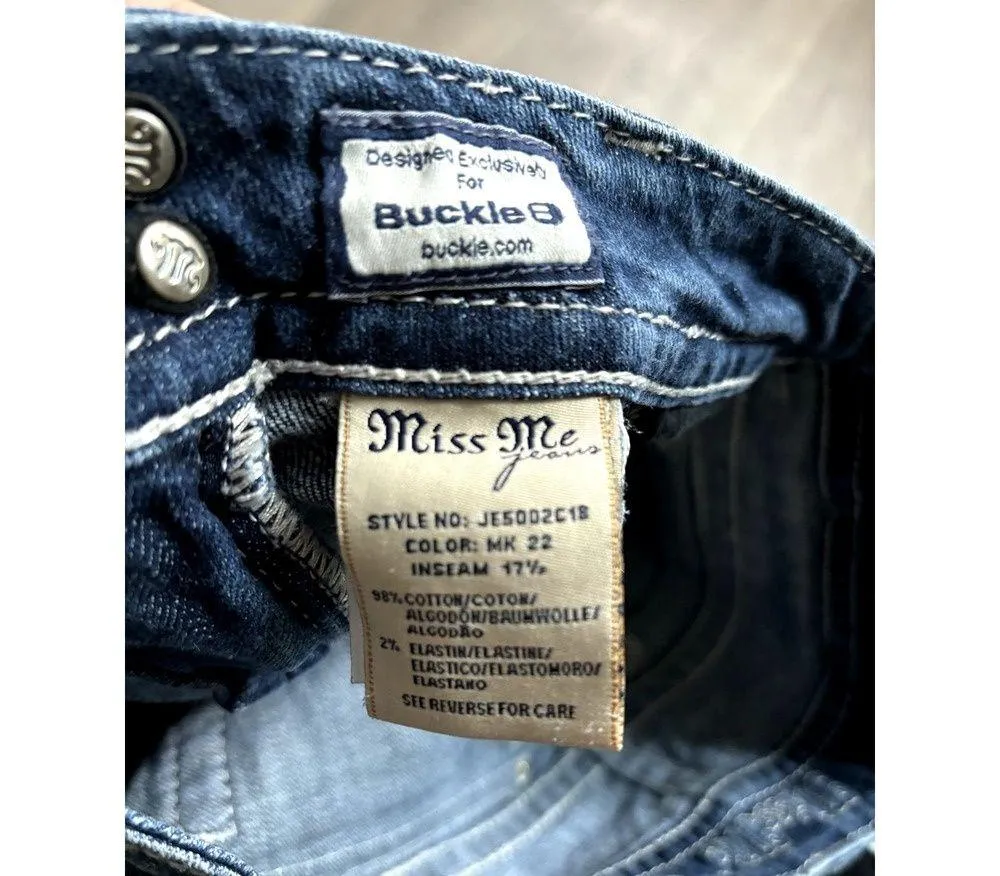 Miss Me  bling capri jeans 28 - Image 9