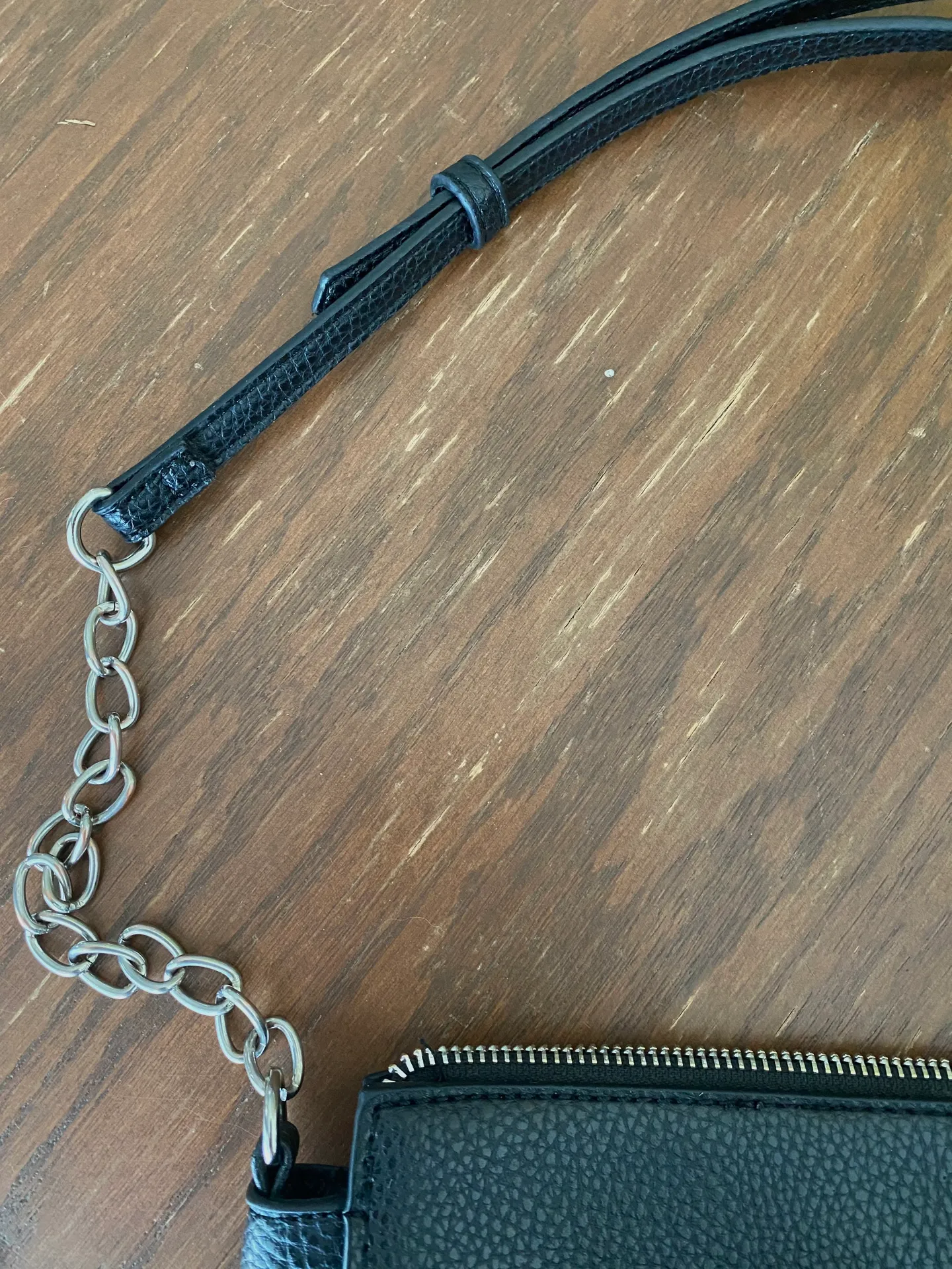 Black Leather Purse - Image 7