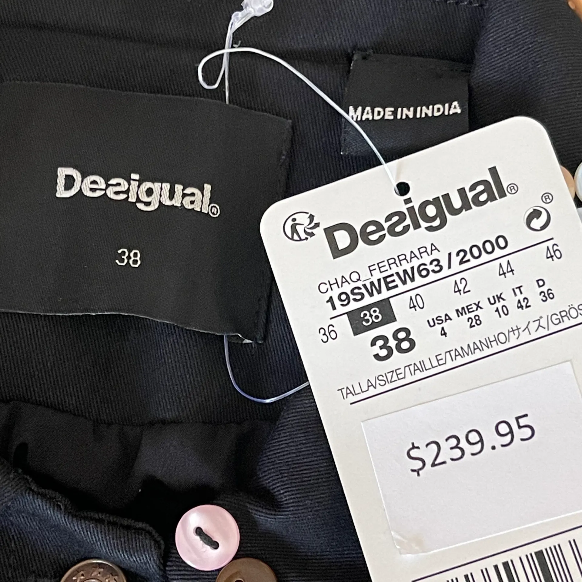 Desigual Ferrara Embroidered Embellished Jacket - Image 9