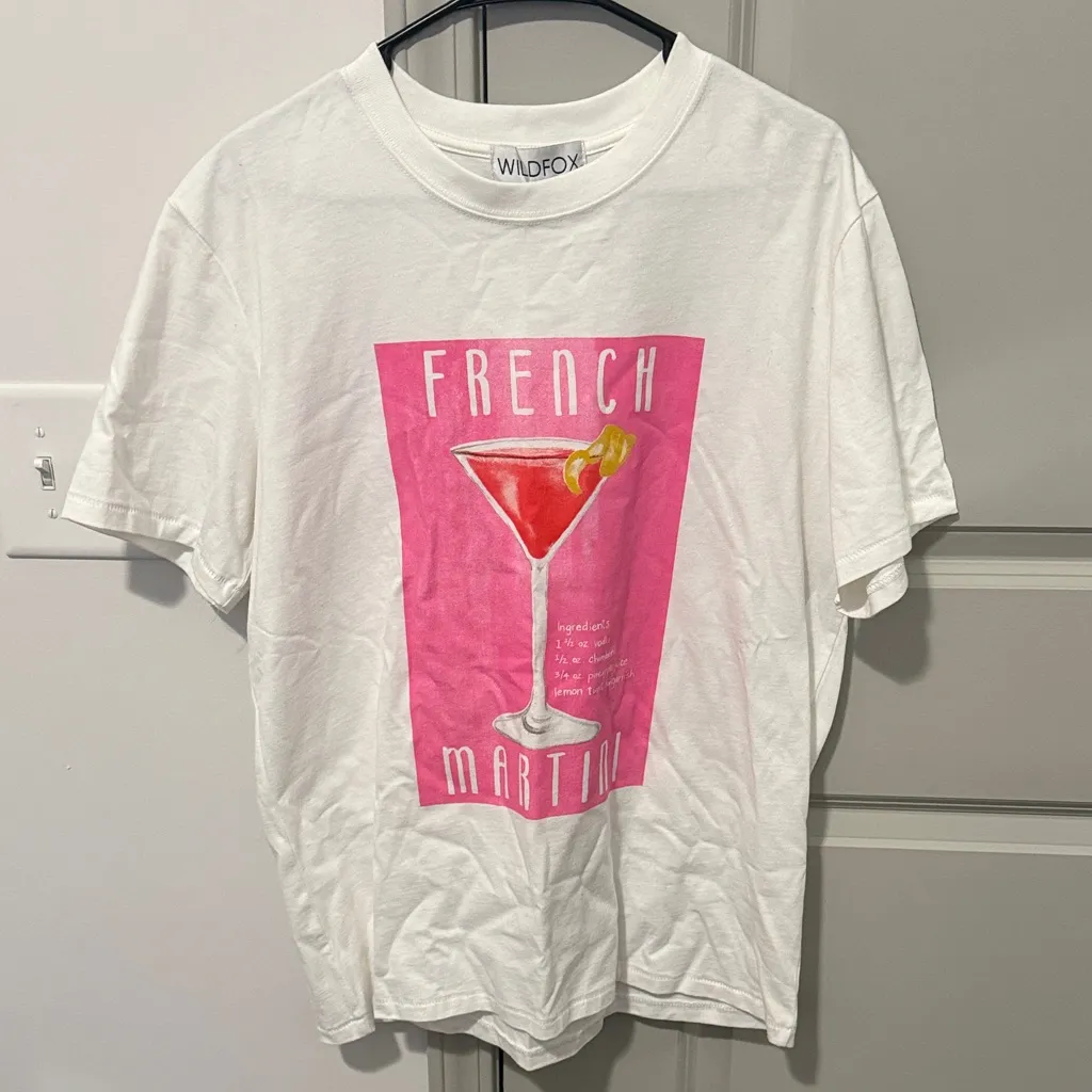 WILDFOX French Martini Tee M - Image 2