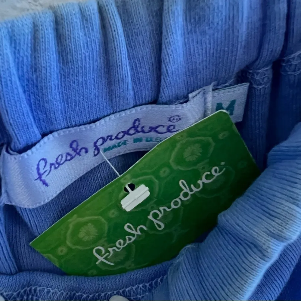 NWT Fresh Produce Rib Skirt with Sleeting Peri Blue Maxi Skirt Slits Medium - Image 3