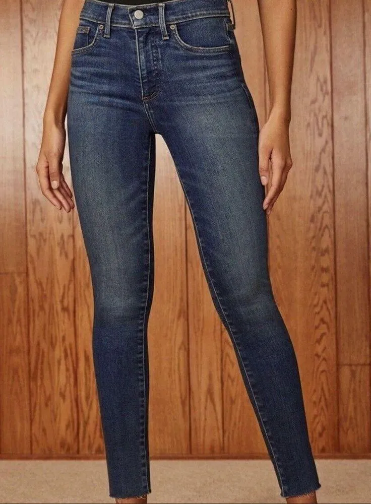 Aritzia Denim Forum The Nico Mid Rise Skinny Jeans Women's 27 Slim Stretch Crop - Image 4