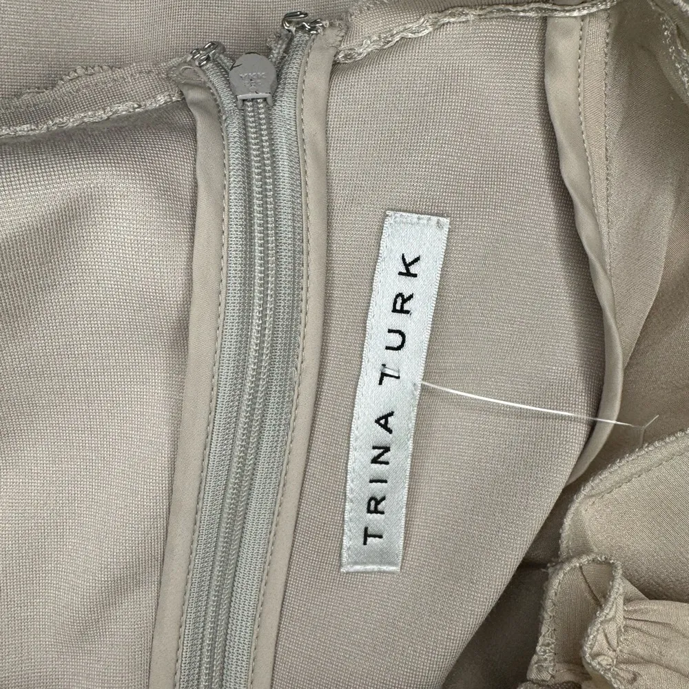 Trina Turk Women's Light Pink Amuse Satin Cocktail mini Dress.  #182 - Image 10