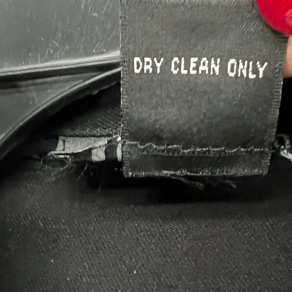 Silkland Y2K Shirt Women S Petite Black Silk Embroider Floral Button Up Boho Art Size undefined - Image 13